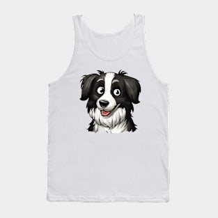 Hello Border Collie Tank Top